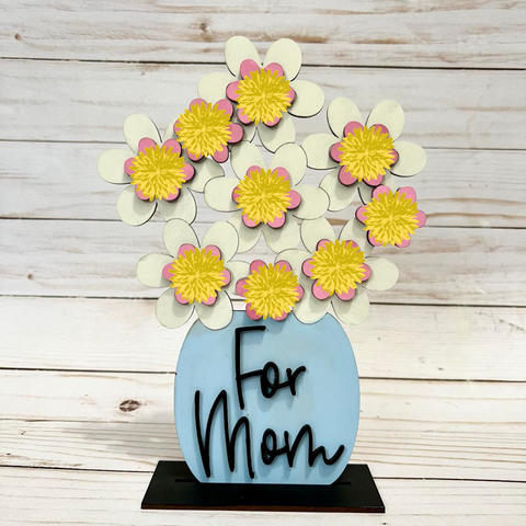 For Mom Flower vase DIY Kids Kit
