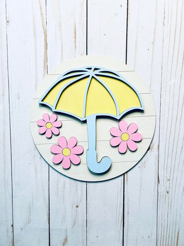 Umbrella with Flowers DIY Kids Kit
