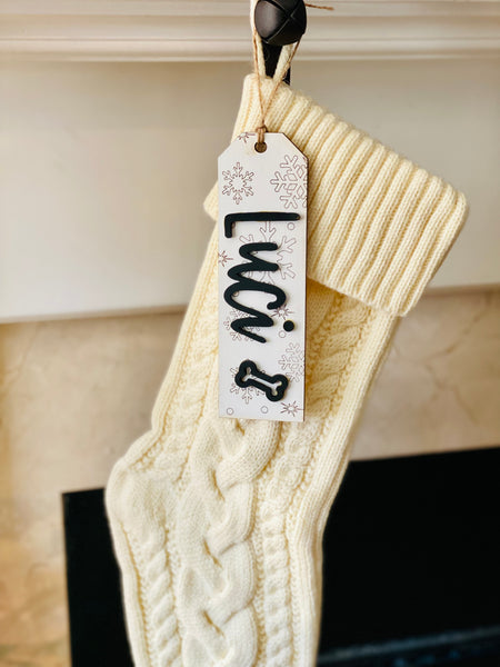 Personalized Stocking Gift Tag