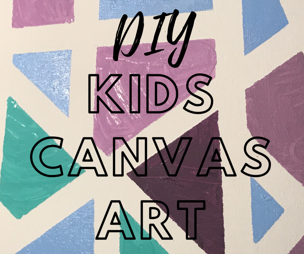 Kids Canvas Art DIY