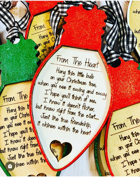 From the Heart Friendship Ornament