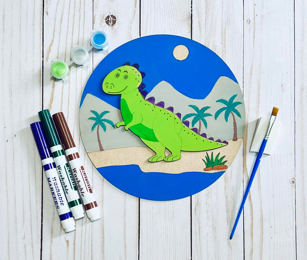 Dinosaur DIY Kids Sign Kit