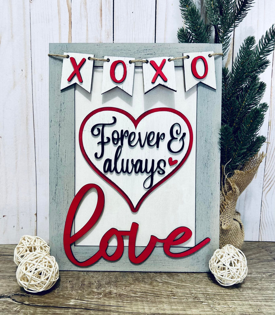 Forever and Always Love DIY Sign Kit