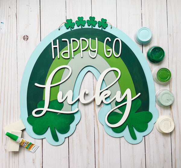 Happy Go Lucky DIY Sign Kit
