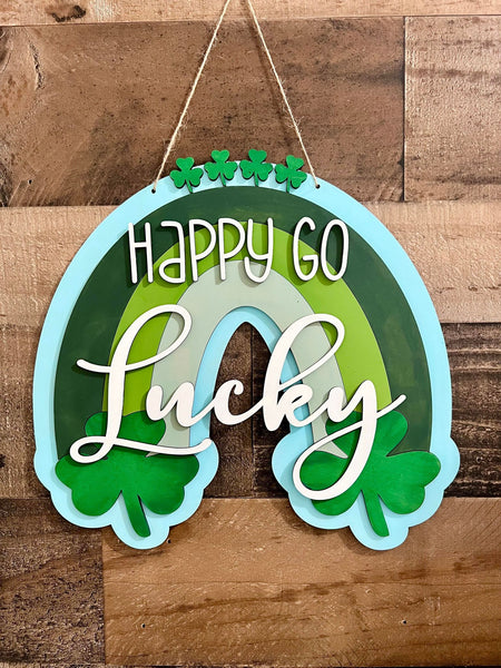 Happy Go Lucky DIY Sign Kit