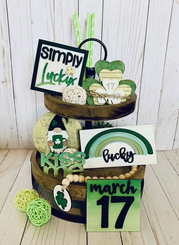 Lucky Tiered Tray Set