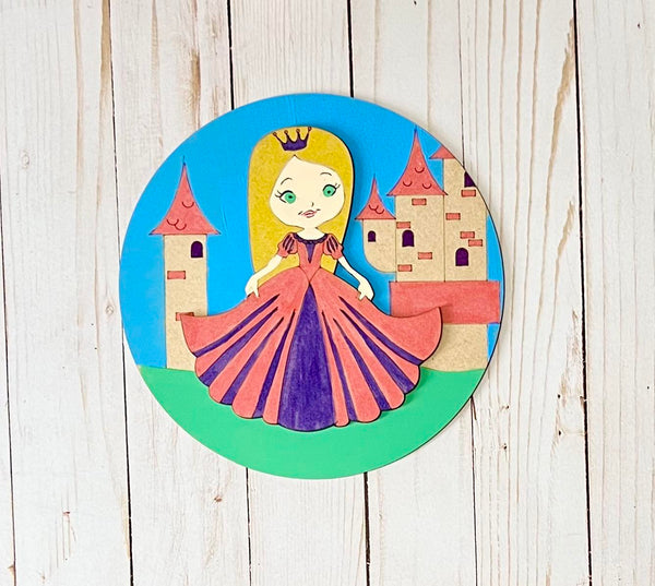Princess Castle DIY Kids Sign Kit