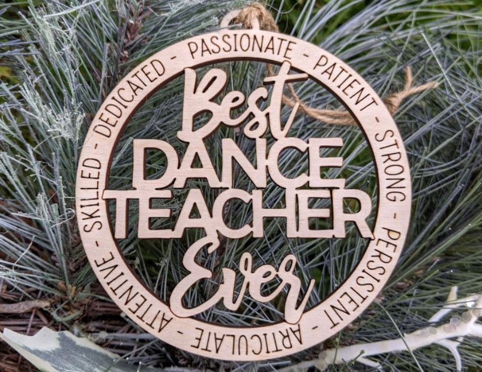 Best Dance Teacher Ever Ornament