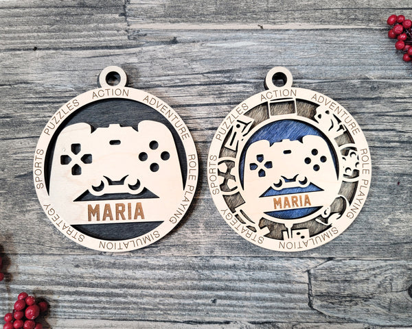 Personalized Ornaments - Gaming
