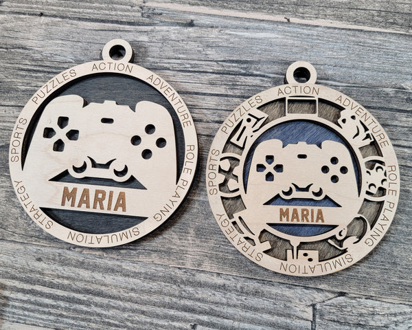 Personalized Ornaments - Gaming